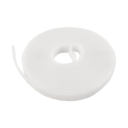 Reusable Velcro tape 10mm*5m white, cable organizer LMK2140 Lemanso