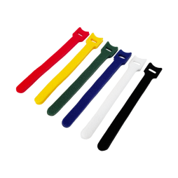 Reusable Velcro tape 12*150mm multi-colored 30pcs cable organizer LMK2146 Lemanso