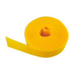 Reusable Velcro tape 30mm*5m yellow, cable organizer LMK2145 Lemansault