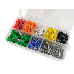 Terminal set 400pcs in plastic box LM2638 Lemanso