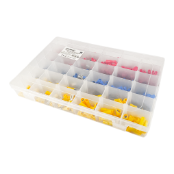 Terminal set 540pcs (iron) in plastic box LM2634 Lemanso