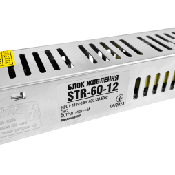 Power supply 60W 12V 5A STR-60 narrow OEM