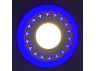 LED panel Lemanso "Stars" 18+6W with blue backlight 1440Lm 4500K 175-265V / LM550 circle