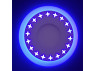 LED panel Lemanso "Stars" 18+6W with blue backlight 1440Lm 4500K 175-265V / LM550 circle
