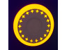 LED panel Lemanso "Stars" 3+3W with yellow backlight 350Lm 4500K 175-265V / LM535 circle