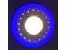 LED panel Lemanso "Stars" 3+3W with blue backlight 350Lm 4500K 175-265V / LM535 circle
