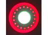 LED panel Lemanso "Stars" 3+3W with red backlight 350Lm 4500K 175-265V / LM535 circle