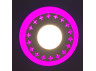 LED panel Lemanso "Stars" 6+3W with pink backlight 540Lm 4500K 175-265V / LM540 circle