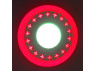 LED panel Lemanso "Stars" 6+3W with red backlight 540Lm 4500K 175-265V / LM540 circle