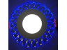 LED panel Lemanso "Iniy" 3+3W with blue backlight 350Lm 4500K 175-265V / LM1004 circle