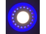 LED panel Lemanso "Dots" 12+6W with blue backlight 1080Lm 4500K 175-265V / LM547 circle