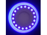 LED panel Lemanso "Dots" 12+6W with blue backlight 1080Lm 4500K 175-265V / LM547 circle