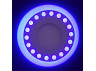LED panel Lemanso "Dots" 18+6W with blue backlight 1440Lm 4500K 175-265V / LM557 circle