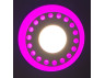 LED panel Lemanso "Dots" 6+3W with pink backlight 540Lm 4500K 175-265V / LM542 circle