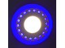 LED panel Lemanso "Dots" 6+3W with blue backlight 540Lm 4500K 175-265V / LM542 circle