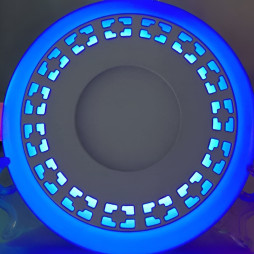 LED panel Lemanso "Cubes" 3+3W with blue backlight 350Lm 4500K 175-265V / LM554 circle