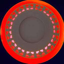 LED panel Lemanso "Cubes" 6+3W with red backlight 540Lm 4500K 175-265V / LM541 circle