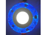 LED panel Lemanso "Ice" 3+3W with blue backlight 350Lm 4500K 175-265V / LM1008 circle