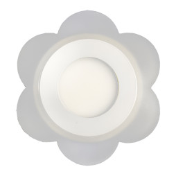 LED panel Lemanso "Milk Daisy" 3+3W with green backlight 350Lm 4500K 175-265V / LM908 circle