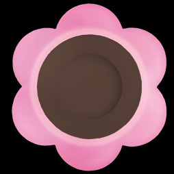 LED panel Lemanso "Milk Daisy" 3+3W with pink backlight 350Lm 4500K 175-265V / LM908 circle