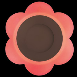 LED panel Lemanso "Milk Daisy" 3+3W with red backlight 350Lm 4500K 175-265V / LM908 circle