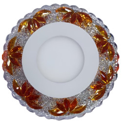 LED panel Lemanso "Palm" 3+3W with pink backlight 350Lm 4500K 175-265V / LM1010 circle