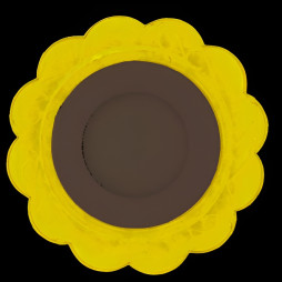 LED panel Lemanso "Chamomile" 3+3W with yellow backlight 320Lm 4500K 175-265V / LM909 circle