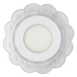 LED panel Lemanso "Chamomile" 3+3W with yellow backlight 320Lm 4500K 175-265V / LM909 circle