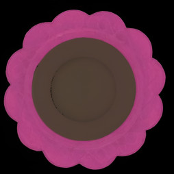 LED panel Lemanso "Daisy" 3+3W with pink backlight 320Lm 4500K 175-265V / LM909 circle