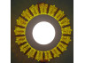 LED panel Lemanso "Daisy" 3+3W with yellow backlight 350Lm 4500K 175-265V / LM1005 circle