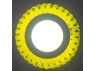 LED panel Lemanso "Spiral" 3+3W with yellow backlight 350Lm 4500K 175-265V / LM1009 circle
