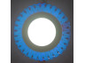 LED panel Lemanso "Spiral" 3+3W with blue backlight 350Lm 4500K 175-265V / LM1009 circle