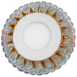 LED panel Lemanso "Arrow" 3+3W with pink backlight 350Lm 4500K 175-265V / LM1007 circle