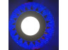 LED panel Lemanso "Arrow" 3+3W with blue backlight 350Lm 4500K 175-265V / LM1007 circle