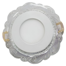 LED panel Lemanso "Wave" 3+3W with green backlight 350Lm 4500K 175-265V / LM1016 circle