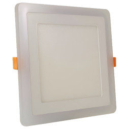 LED panel Lemanso 12+4W with blue backlight 4500K square / LM501