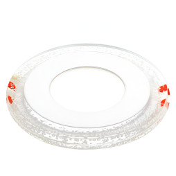 LED panel Lemanso 3+3W with RGB backlight 350Lm 4500K 175-265V / LM1002 round