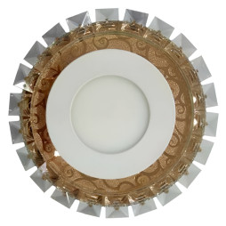 LED panel Lemanso 3+3W with RGB backlight 350Lm 4500K 175-265V / LM1012 round + remote