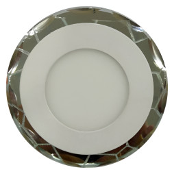 LED panel Lemanso 3+3W with RGB backlight 350Lm 4500K 175-265V / LM1014 round + remote