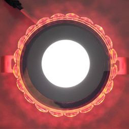 LED panel Lemanso 3+3W with RGB backlight 350Lm 4500K 175-265V / LM1015 circle + remote