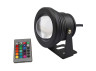 Світильник LED садовий Lemanso 10W RGB 900LM 85-265V IP65 / LM3702 з пультом