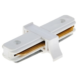 Connector I 2WAYS Lemanso for track systems white / LM512