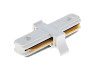 Connector I 2WAYS Lemanso for track systems white / LM512