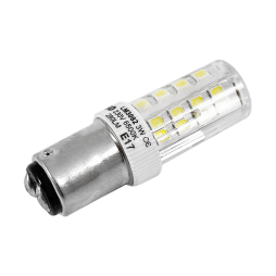 LED bulb 3W B15D 280LM 6500K 230V transparent / LM3082 for sewing machine Lemanso