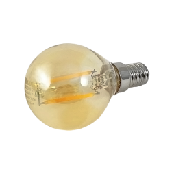 LED Edison lamp 2W G45 E14 160LM 2200K 220-240V LM3800 with amber bulb Lemanso