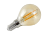 LED Edison lamp 2W G45 E14 160LM 2200K 220-240V LM3800 with amber bulb Lemanso