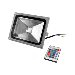LED spotlight 20W RGB+ remote IP65 1LED 100-265V gray LMP9-21 Lemanso