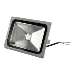 LED spotlight 20W RGB+ remote IP65 1LED 100-265V gray LMP9-21 Lemanso
