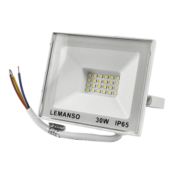LED floodlight 30W 6500K IP65 2040LM 175-265V white LMP33-30 Lemanso