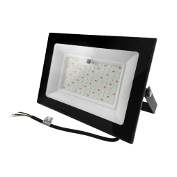 LED spotlight 100W RGB+ remote IP65 170-240V black LMP76-100 Lemanso